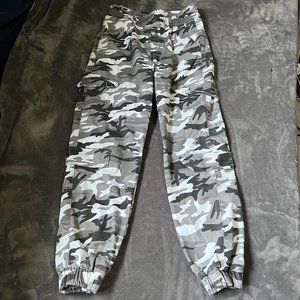 Black White Gray Camo Pants Jeggings V.I.P.